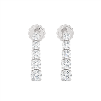 Earrings Ama Woman in White Gold Diamante Lab Grown 1.14 Ct AMA-OR-105-16 - AMA-OR-105-16